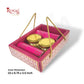 Premium Gift Hamper Bags with Transparent Lid I 10 x 6.75 x 3.5 inches I Star Red I Christmas Gifting, Party Gifts, Return favor Gifting Royal Box Shop