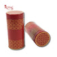 Premium Tin Jars I 6"x3" Inches I Red Color I Golden Foiling I Cannister for Return Gifts, Hamper Box, Storage Royal Box Shop