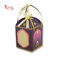Premium Festive Gift Hamper Box I Hut Shape I RBF-01 D6 | 8.5x7.25x7.25 Inch | Rich Purple