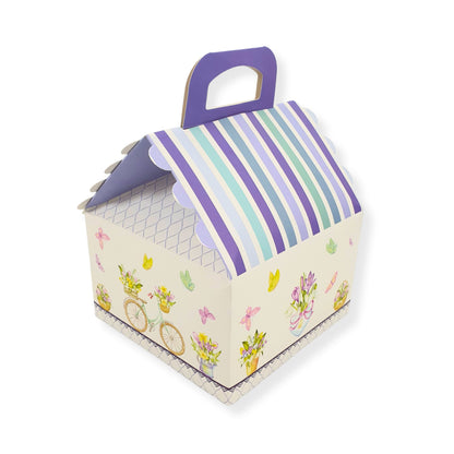 Hut Shape Gift Boxes | RBF-09 | 6x6x4 Inch | French Garden Butterfly Theme