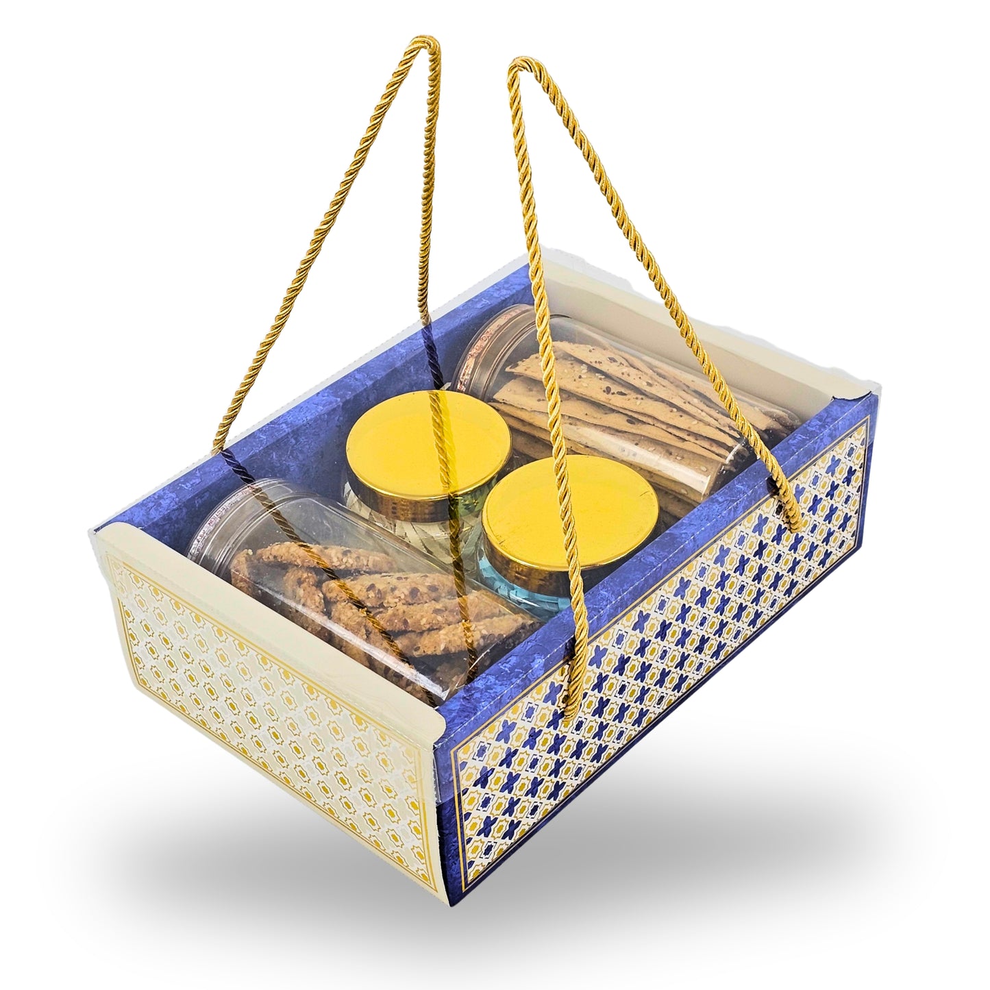 Premium Gift Hamper Bags with Transparent Lid | 10x6.75x3.5 inches | RBF-22 D1 | Christmas Gifting, Party Gifts, Return favor Gifting