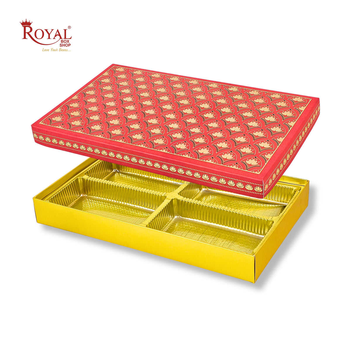 Royalboxshop® Premium Dry Fruit, Sweets & Laddoo Box Packaging I RBF 2607 D3