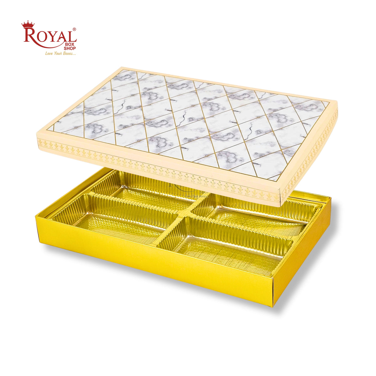 Royalboxshop® Premium Dry Fruit, Sweets & Laddoo Box Packaging I RBF 2607 D4