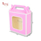Royal Box Shop® Window Gift Hamper Box I 8x8x4 Inch I Pastel Pink | RBF 2613