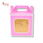 Royal Box Shop® Window Gift Hamper Box I 10x10x4 Inch I Pink | RBF 2614