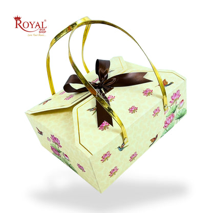 Premium Gift Hamper Bag I RBF-32 D1 I 10x8x3.5 Inch