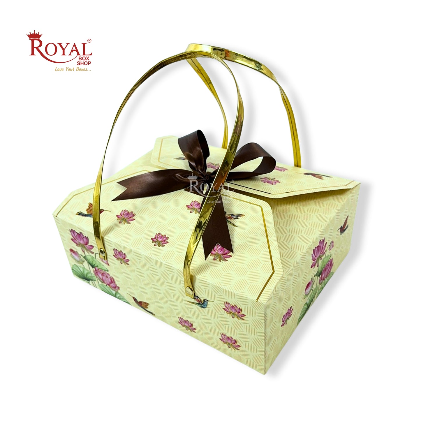 Premium Gift Hamper Bag I RBF-32 D1 I 10x8x3.5 Inch