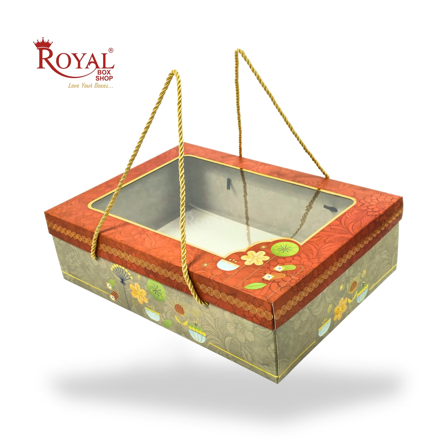 Premium Gift Hamper Box | RBF-35 D2 | 14x10x4 Inch | Ideal for Diwali, Rakhi, Weddings & Gifts