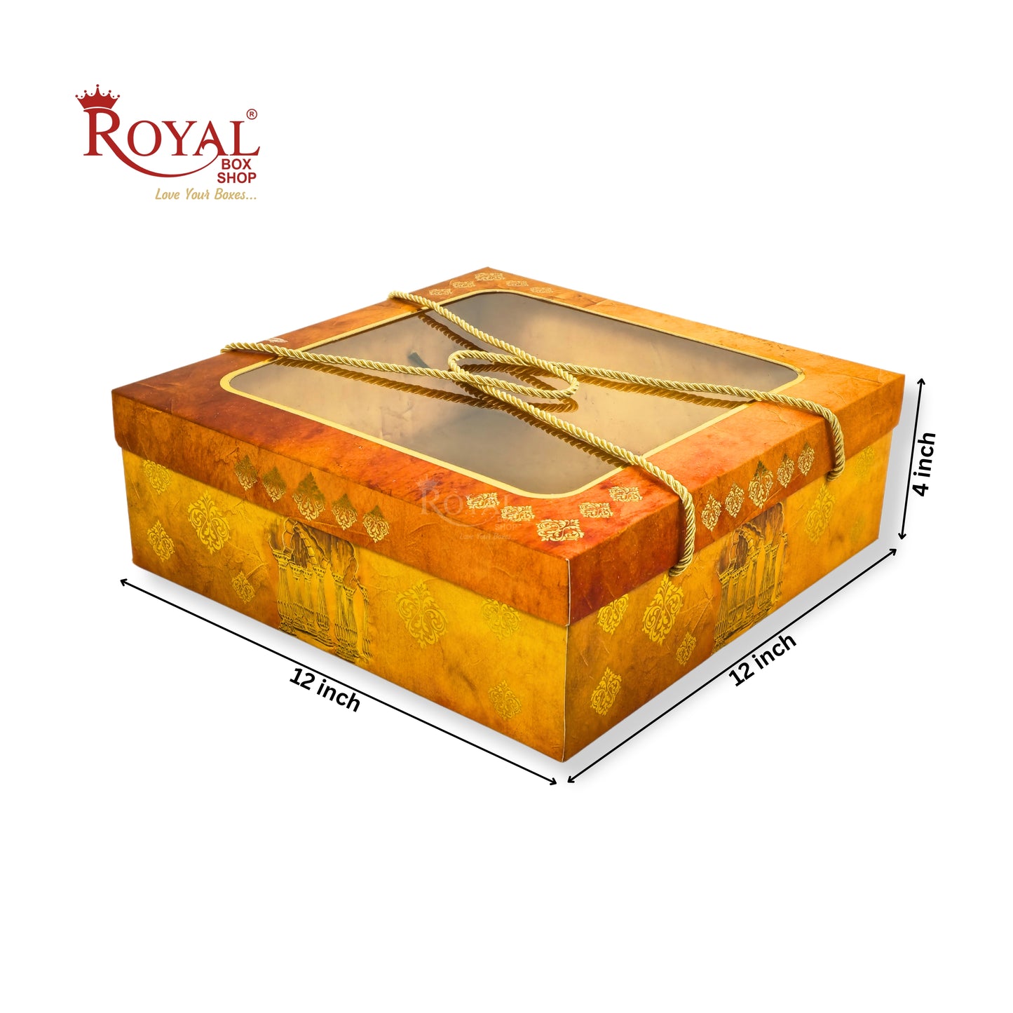 Premium Gift Hamper Box | RBF-36 D1 | 12x12x4 Inch | Ideal for Diwali, Rakhi, Weddings & Gifts