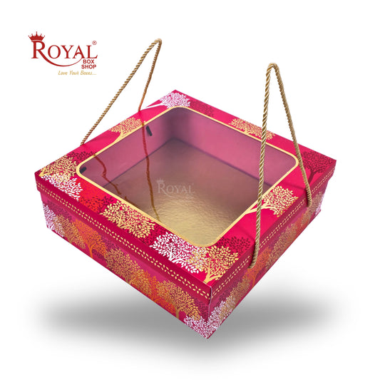 Premium Gift Hamper Box | RBF-36 D2 | 12x12x4 Inch | Ideal for Diwali, Rakhi, Weddings & Gifts