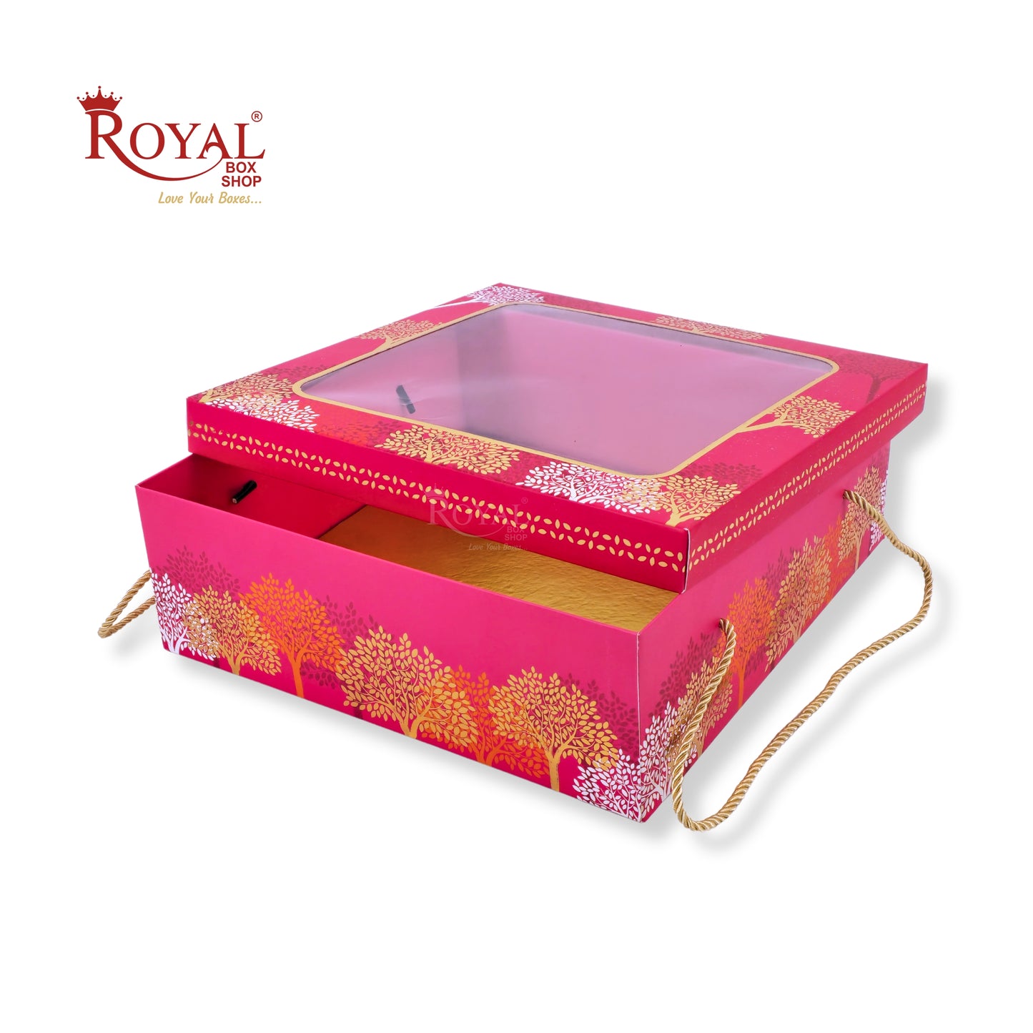 Premium Gift Hamper Box | RBF-36 D2 | 12x12x4 Inch | Ideal for Diwali, Rakhi, Weddings & Gifts