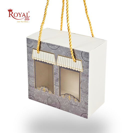 2 Pet Jar Gift Hamper Bags | RBF-37 D3 | Perfect For Festive Gifting