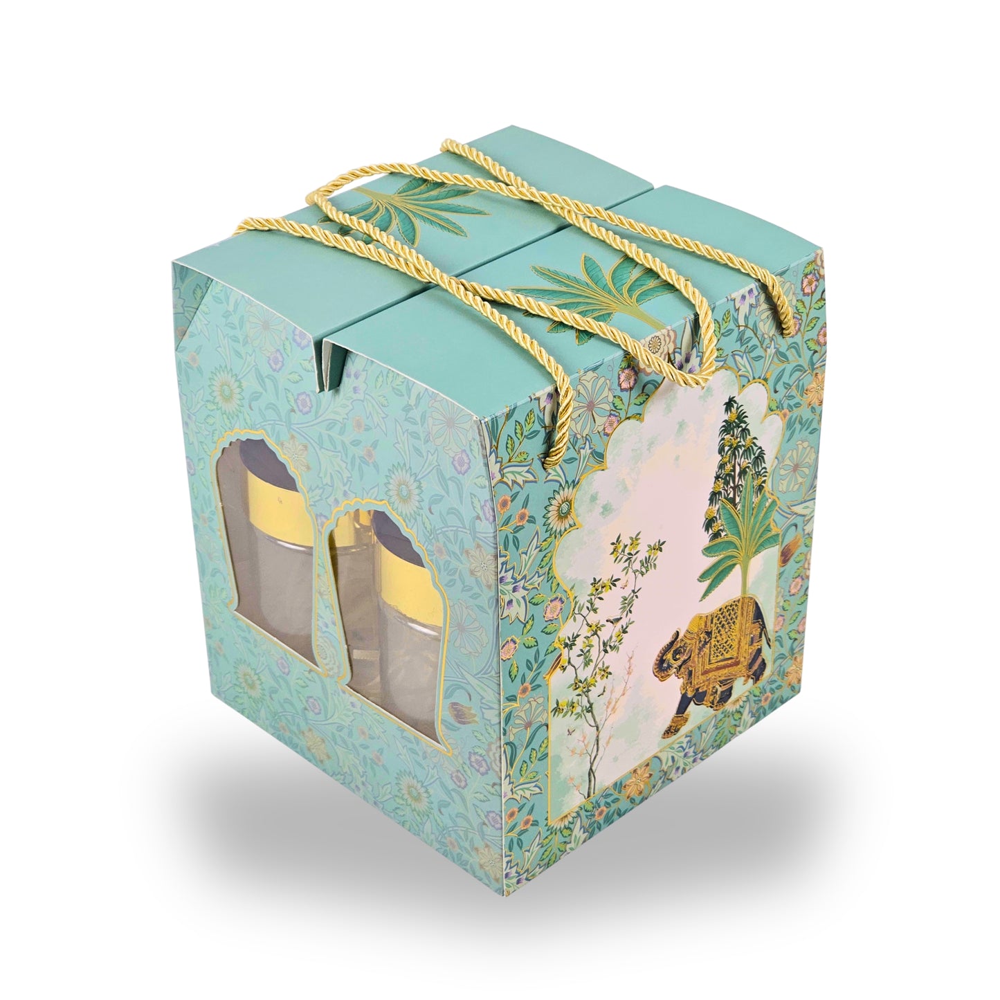 Premium Gift Hamper Box | RBF-42 D2 | 9x7.5x7.5 Inch | Ethnic Pichwai Elephant