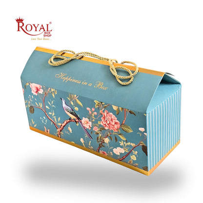 Royal Box Shop® Premium Gift Hamper Box | RBF-43 D1 | 15x6x6 Inch | Bird Print