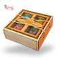 Royal Box Shop® Premium 4 Jar Square Dry Fruit Hamper Box I RBF-44 D2 I Packaging Only