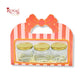 3 Tube Hamper With Bow Handle | RBF-46 D1 | 10x4.5x3.5 Inch | Pink