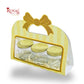 3 Tube Hamper With Bow Handle | RBF-46 D2 | 10x4.5x3.5 Inch | Yellow