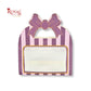 2 Jar Hamper Box With Bow Shape Handle | RBF-47 D1 | 7x4.5x3.25 Inch | Purple