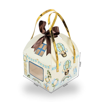 Baby Blue Hut Gift Boxes | RBF-53 D2 | 6x6x4 Inch
