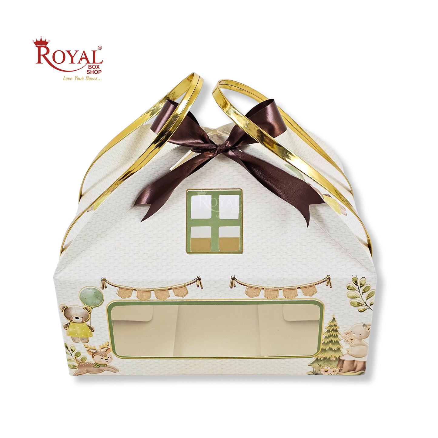 Jungle Theme Hut Gift Box | RBF-54 D3 | 9.5x6.5x4 Inches