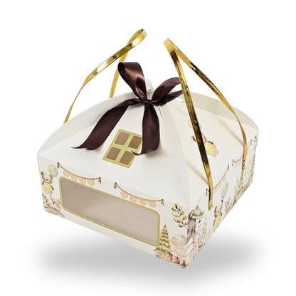 Jungle Theme Hut Gift Box | RBF-55 D3 | 9.75x9.75x4 Inches