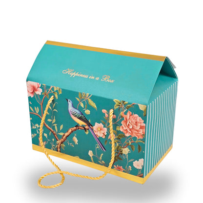 Royal Box Shop® Premium Gift Hamper Box | RBF-56 D1 | 10x6x6 Inch | Bird Print
