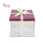 Tall Transparent Square Box with Ribbon | RBF-60 D1 | 8x8x7 Inch | Perfect for Cakes & Gifts