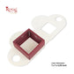 Heart Shape Valentine Gift Box | RBF-64 D1 | 13x13x3.5 Inch | Red Leather Texture Finish