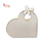 Royal Box Shop® Heart Shape Gift Hamper Bag With Handle | RBF-65 Ivory