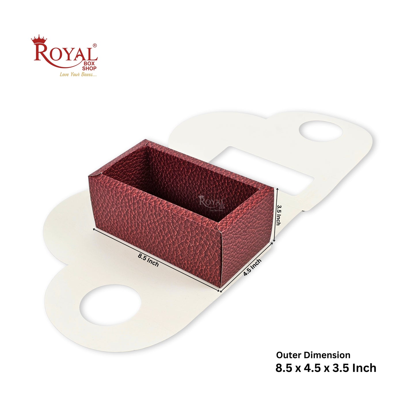 Heart Shape Valentine Gift Box with Window | RBF-65 D1 | 12×11×3.5 Inch I Red I  Royal Box Shop