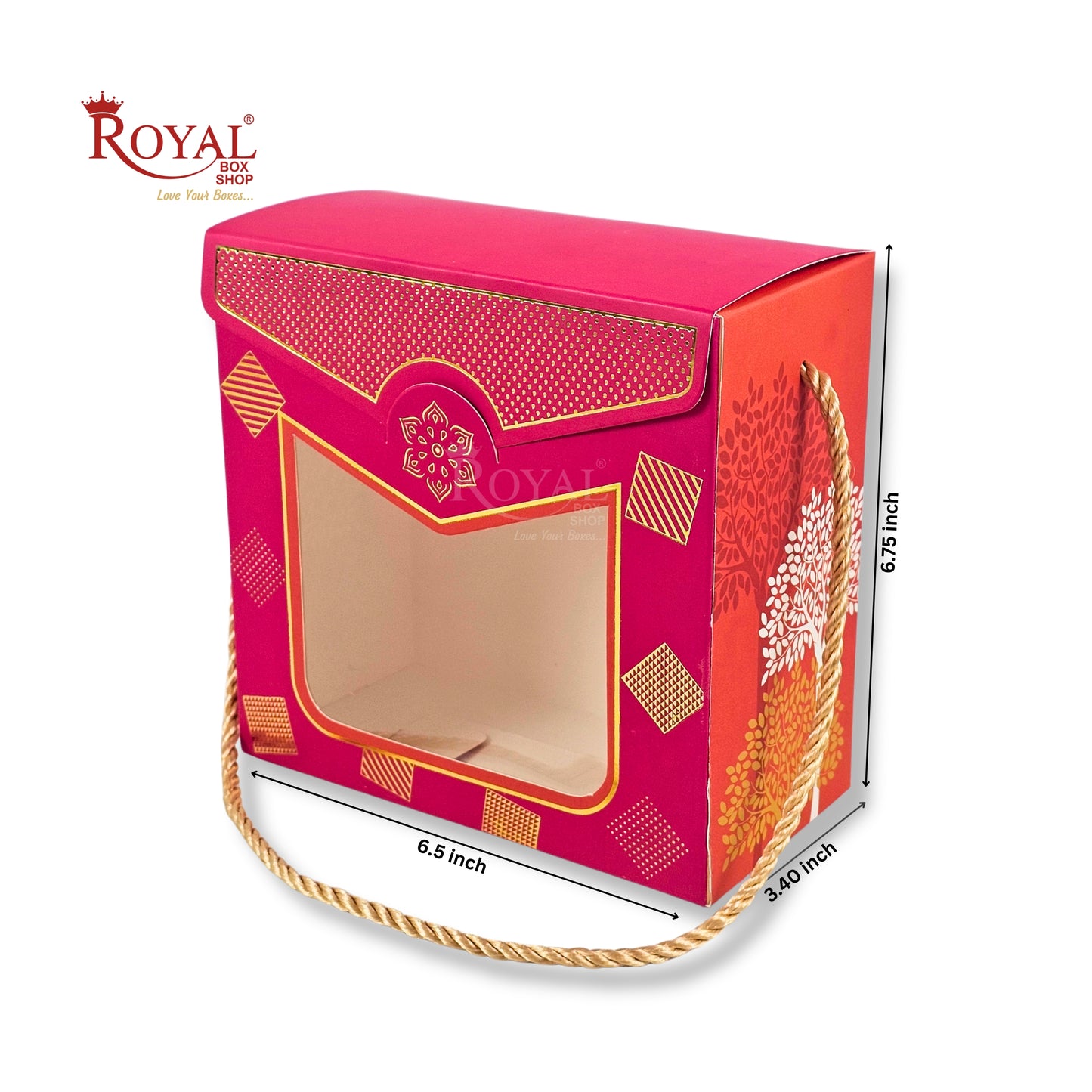 2 Pet Jar Gift Hamper Bags | RBF2615 D2 | Perfect For Festive Gifting