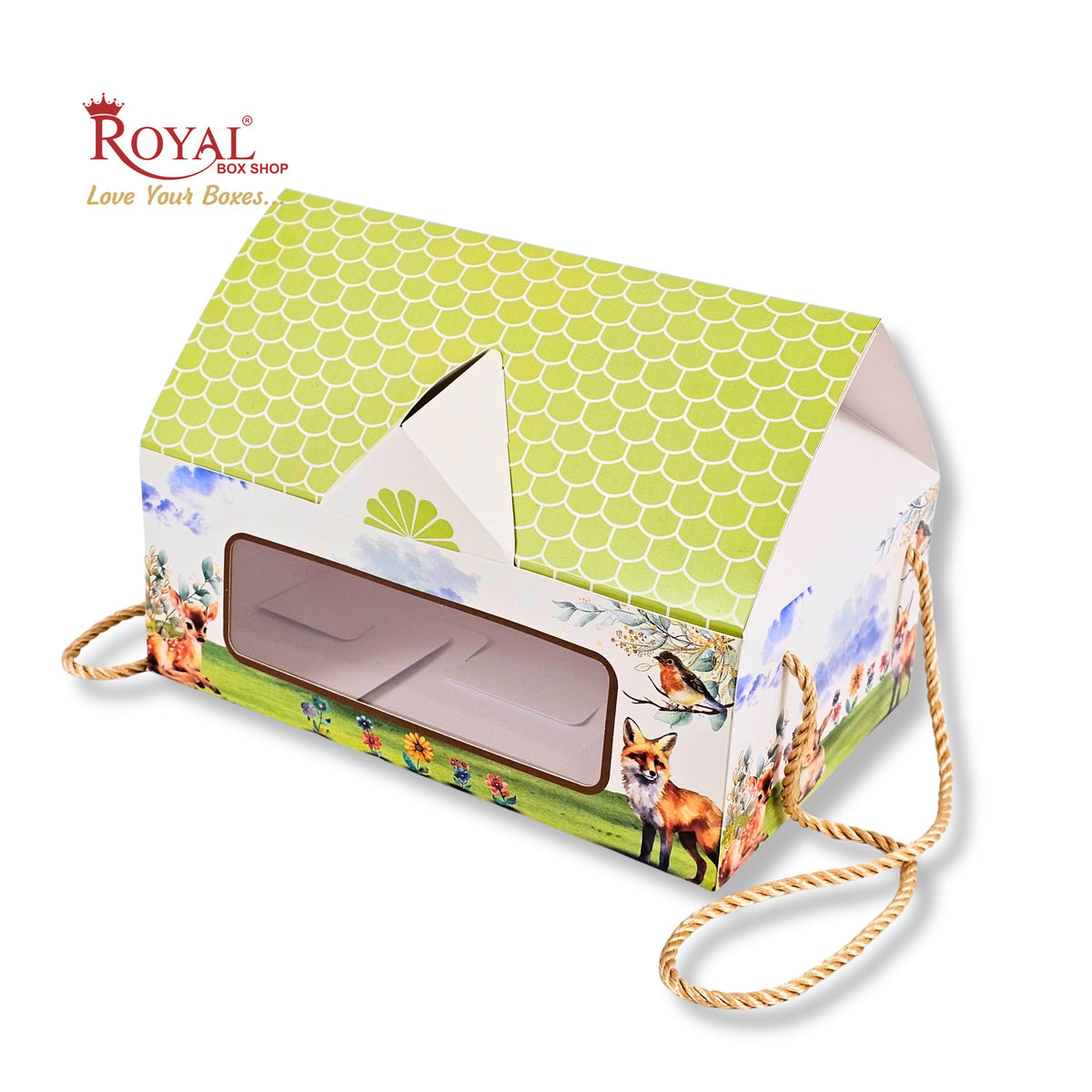 Hut Theme Gift Boxes |  RBF 2621 D3 I 10x6.7x3.7 Inch | Jungle