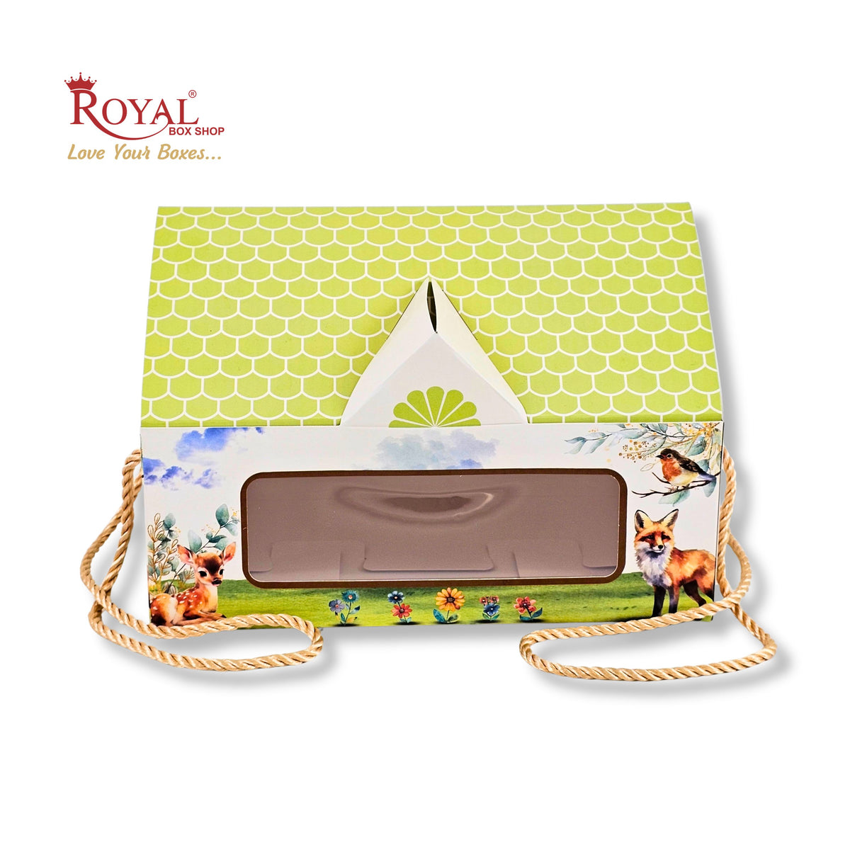 Hut Theme Gift Boxes |  RBF 2621 D3 I 10x6.7x3.7 Inch | Jungle