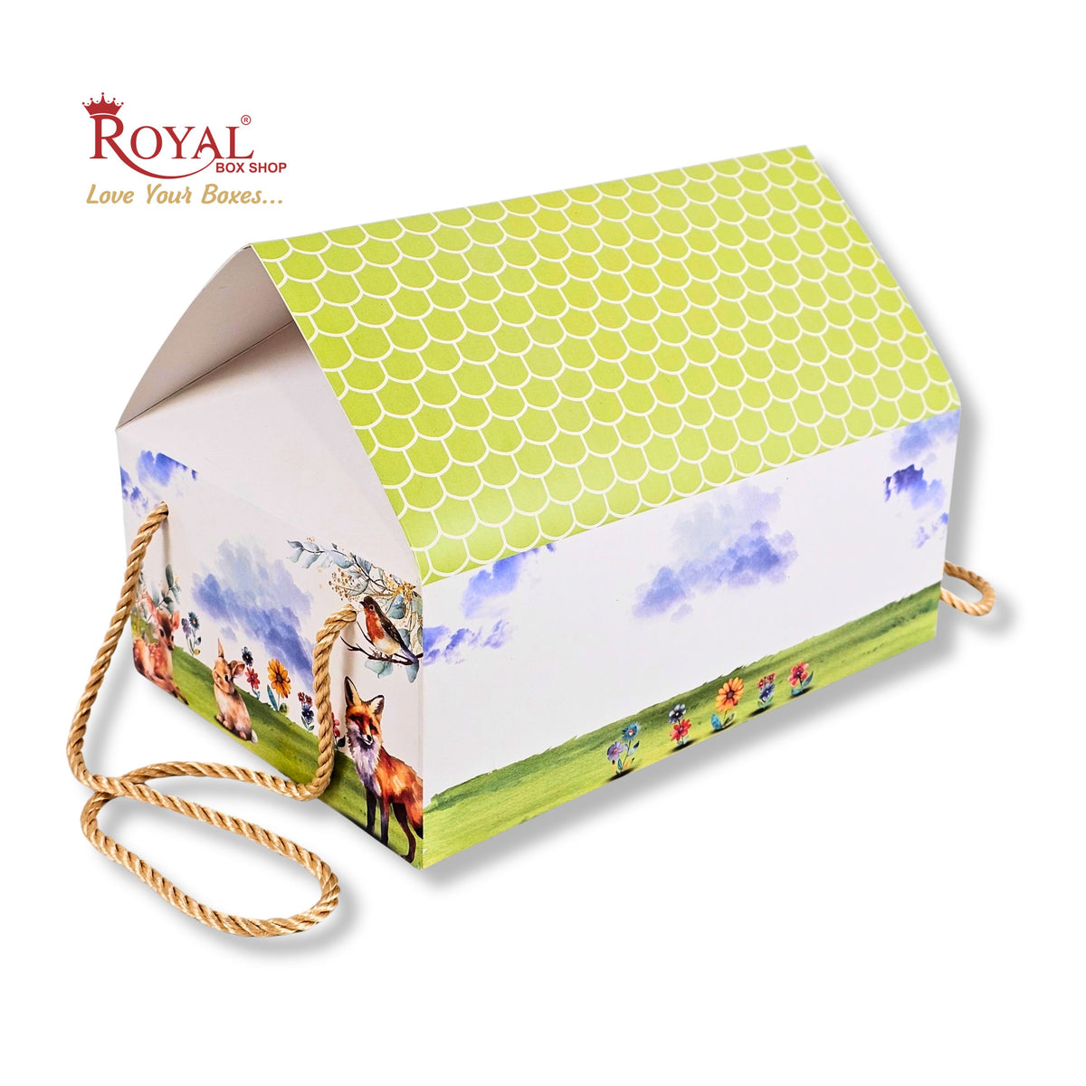 Hut Theme Gift Boxes |  RBF 2621 D3 I 10x6.7x3.7 Inch | Jungle