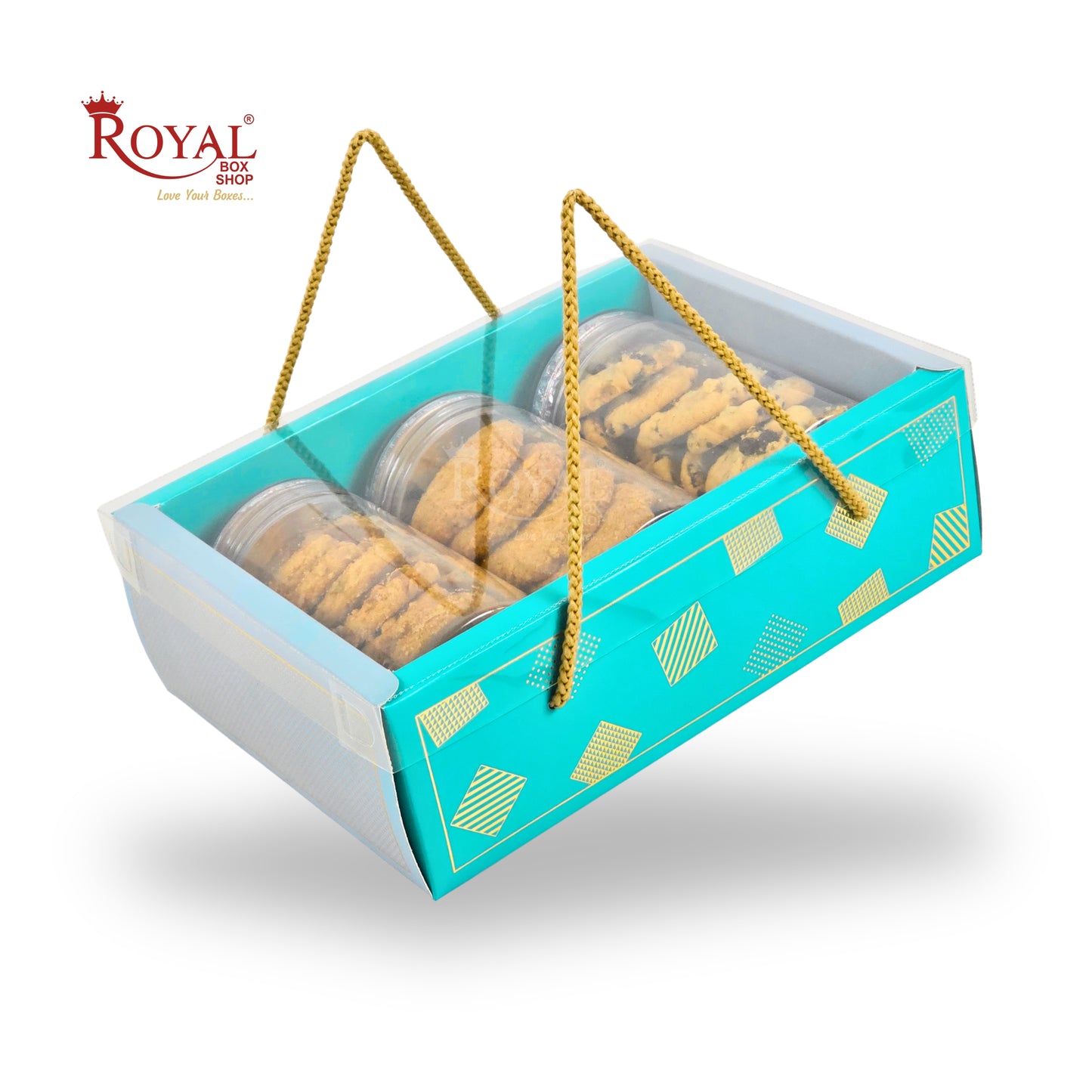 Premium Gift Hamper Bags with Transparent Lid | 10x6.75x3.5 inches | RBF2622 D2