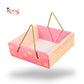 Premium Gift Hamper Bags with Transparent Lid | 10x10x3.5 inches | RBF2623 D1