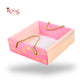 Premium Gift Hamper Bags with Transparent Lid | 10x10x3.5 inches | RBF2623 D1