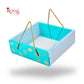 Premium Gift Hamper Bags with Transparent Lid | 10x10x3.5 inches | RBF2623 D2