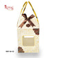 Royal Box Shop® Premium Floral Gift Hamper Box with Handle & Window I 6.75x6.75x8 Inch I RBF-68 D2