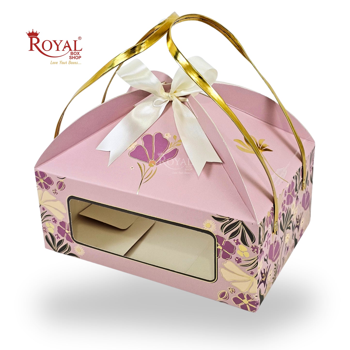Premium Festive Gift Hamper Box | RBF-2605 D1 | 9.5x6.5x4 Inch | Rich Pink