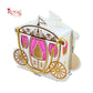 Royal Princess Carriage Gift Box I RBF-39 I Pink with Gold Leafing I Perfect for Parties & Baby Showers