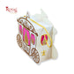 Royal Princess Carriage Gift Box I RBF-39 I Pink with Gold Leafing I Perfect for Parties & Baby Showers
