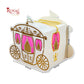 Royal Princess Carriage Gift Box I RBF-40 I Pink with Gold Leafing I Perfect for Parties & Baby Showers