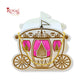 Royal Princess Carriage Gift Box I RBF-40 I Pink with Gold Leafing I Perfect for Parties & Baby Showers