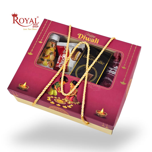 Royal Box Shop® Premium Diwali Gift Hamper Box I RBF-52 D3