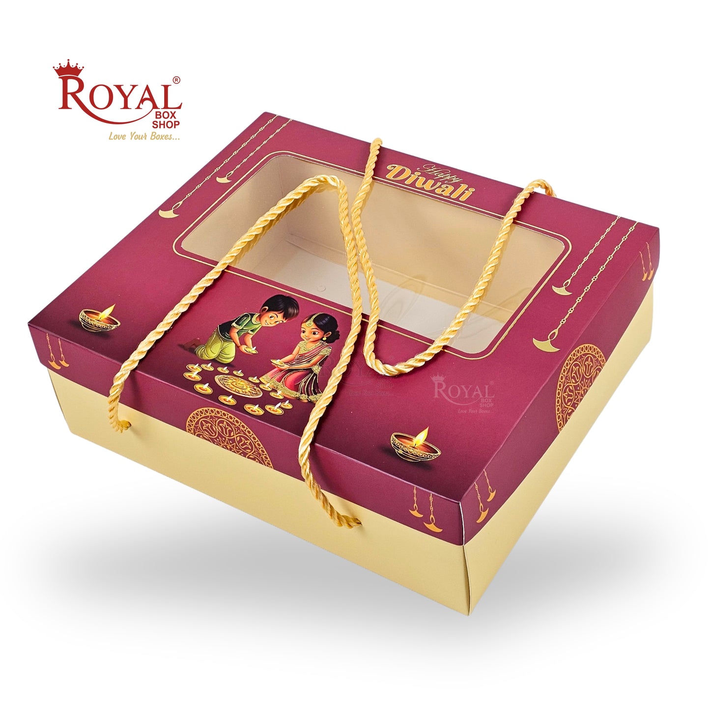 Royal Box Shop® Premium Diwali Gift Hamper Box I RBF-52 D3