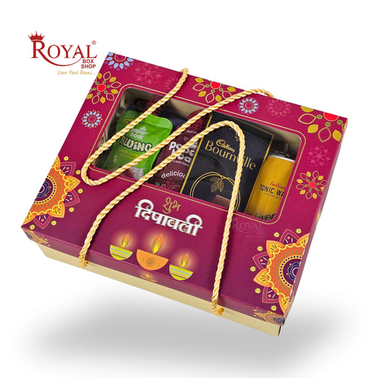Royal Box Shop® Premium Diwali Gift Hamper Box I RBF-52 D6 I 10x8x3.5 Inch