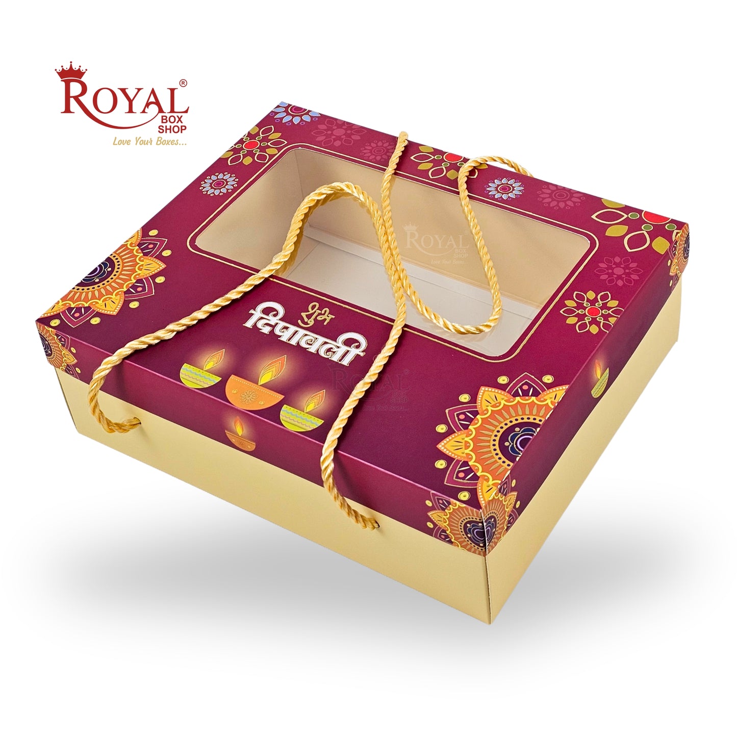 Royal Box Shop® Premium Diwali Gift Hamper Box I RBF-52 D6 I 10x8x3.5 Inch