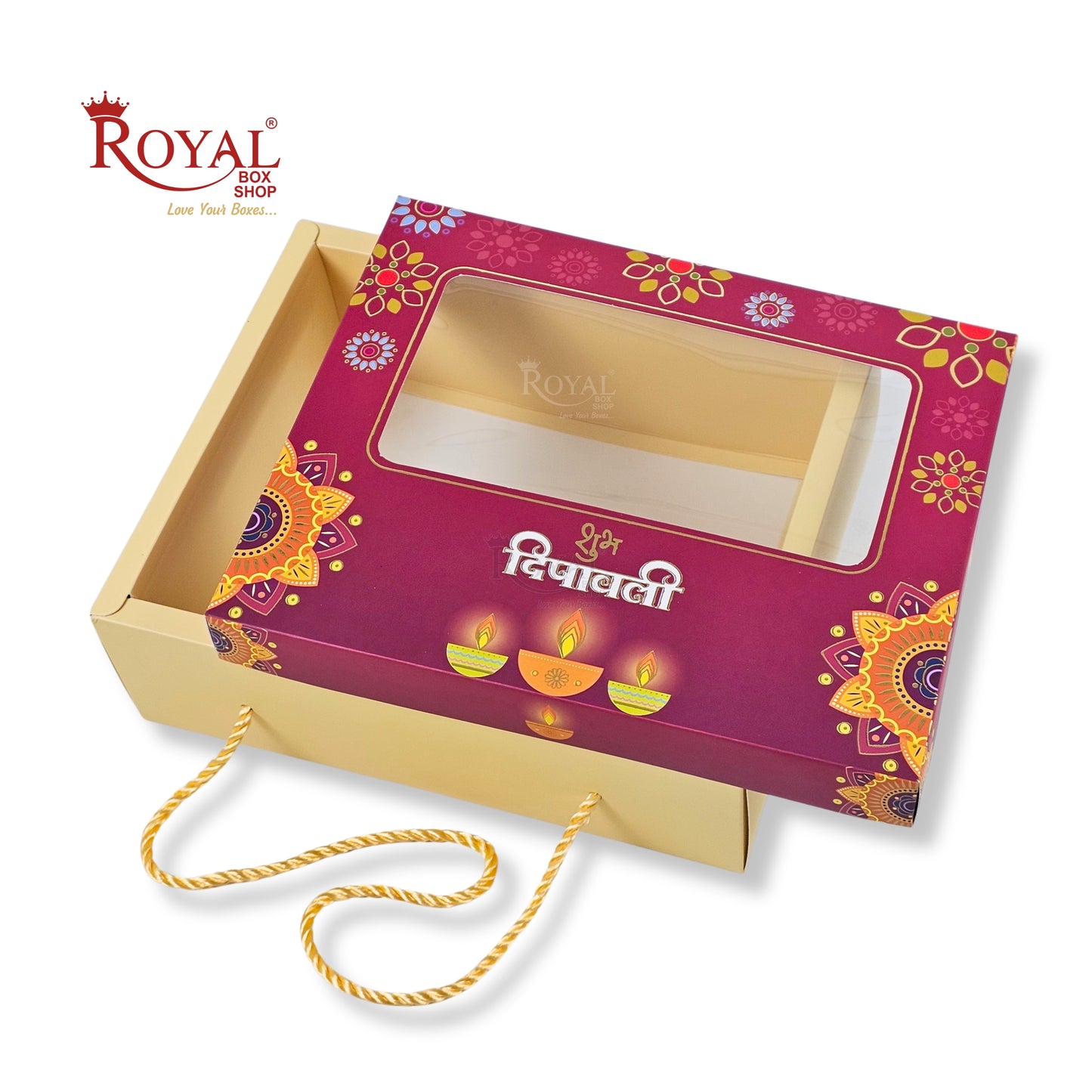 Royal Box Shop® Premium Diwali Gift Hamper Box I RBF-52 D6 I 10x8x3.5 Inch