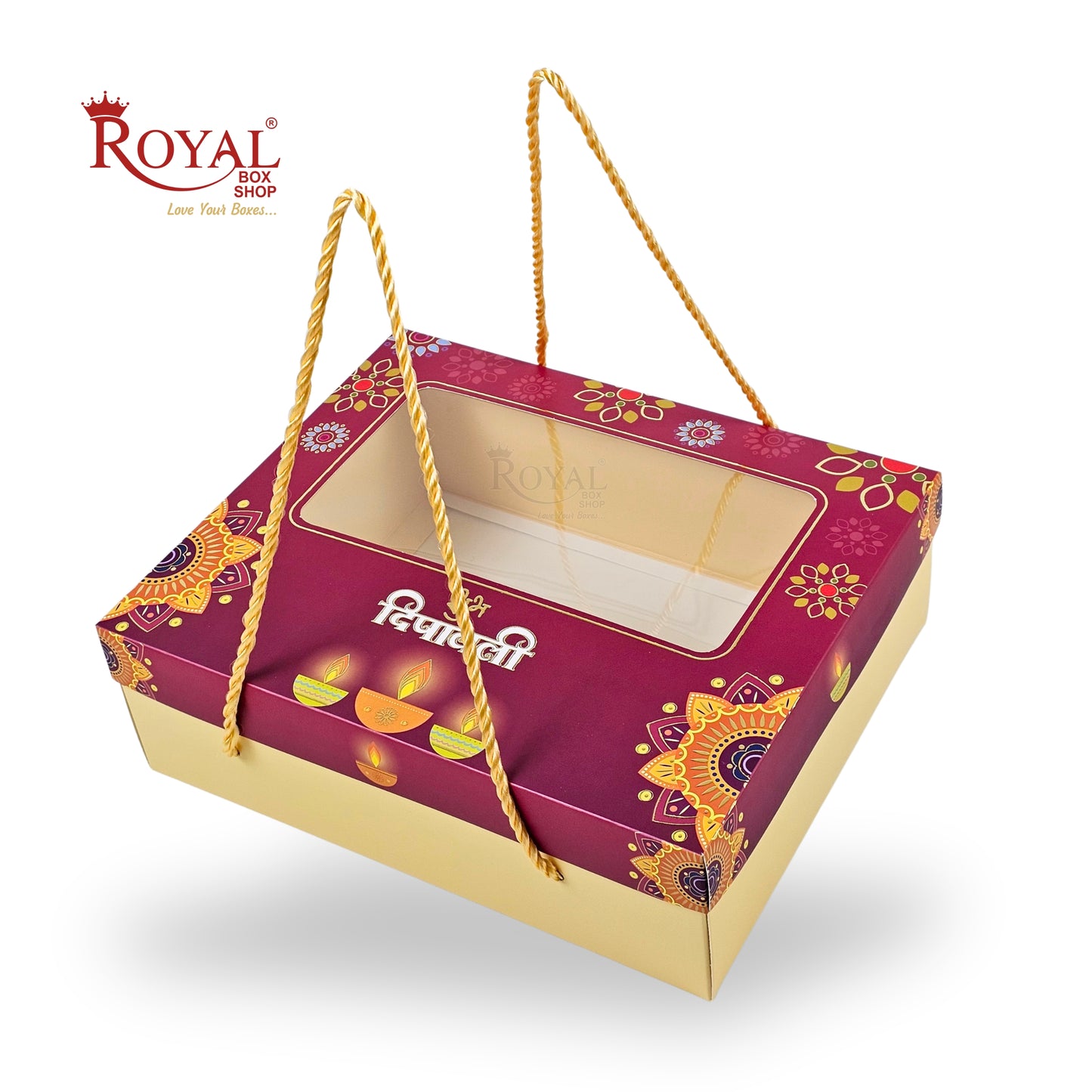 Royal Box Shop® Premium Diwali Gift Hamper Box I RBF-52 D6 I 10x8x3.5 Inch